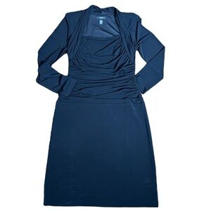 Alfani Black Stretch Midi Dress